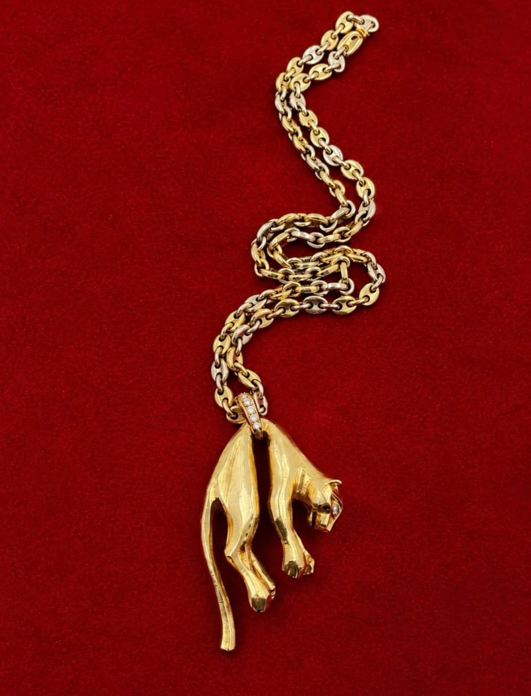 Cartier Panthère Kette mit Anhänger