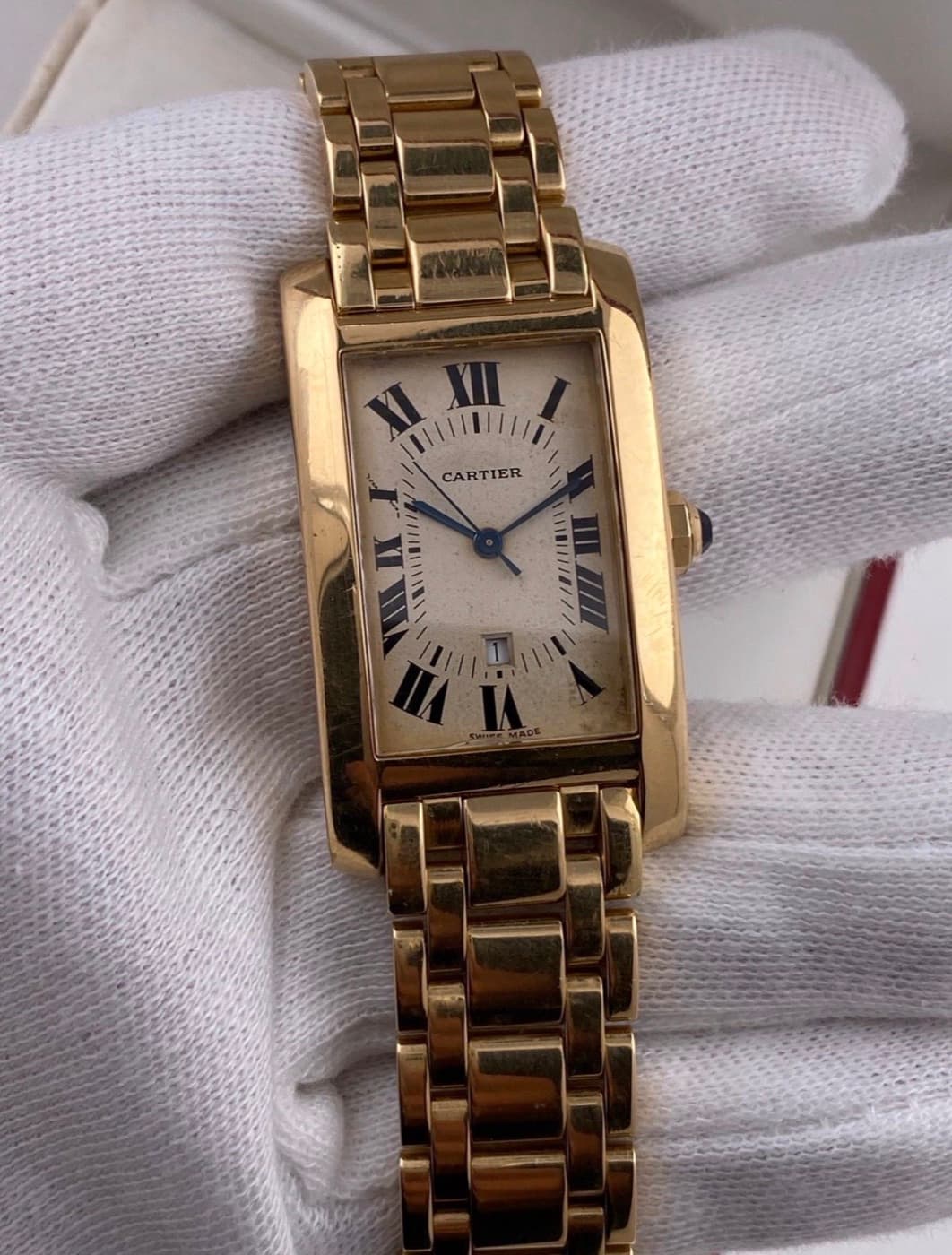 Cartier Tank Américaine (Goldband) – Ansicht 5