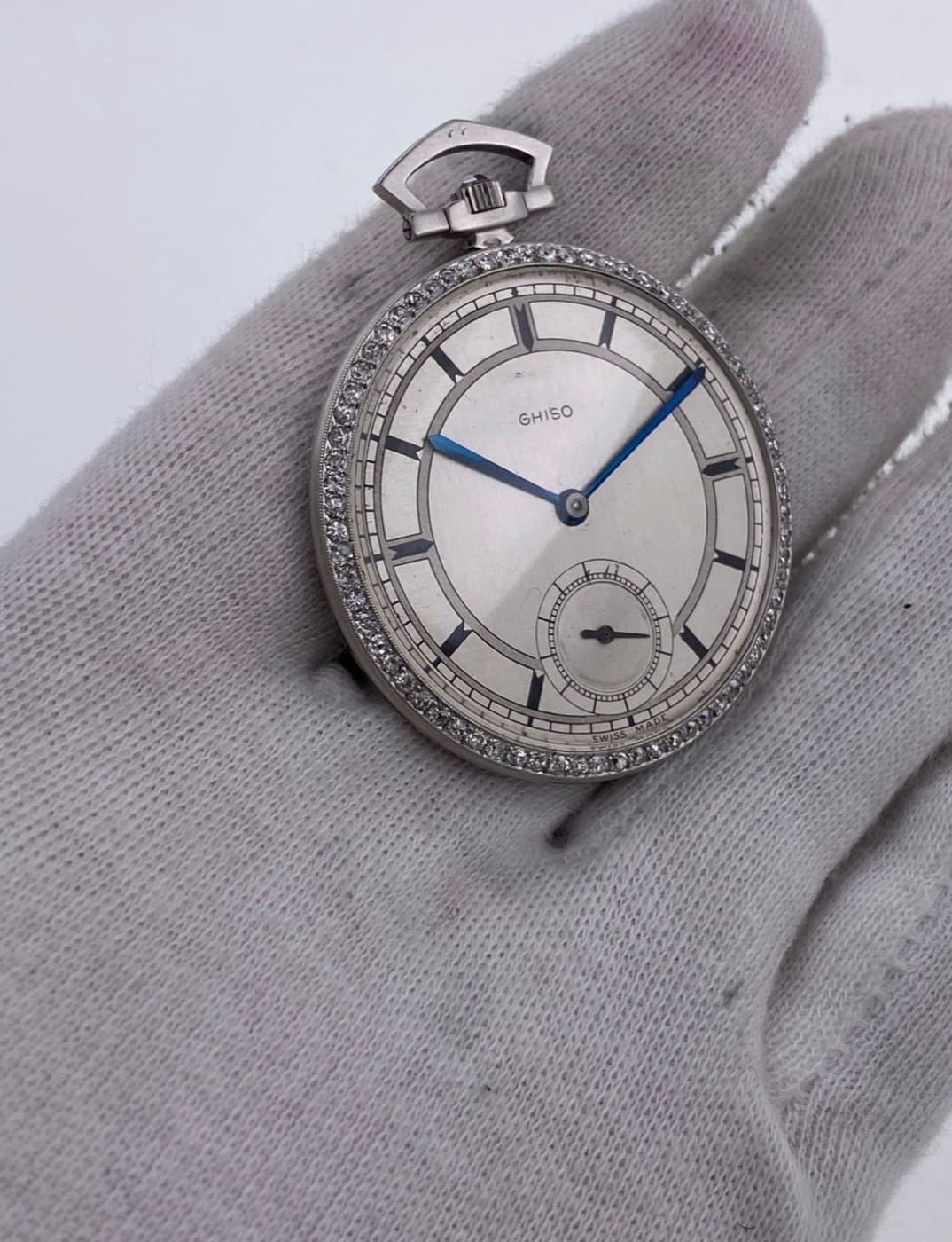 Ghiso Frackuhr mit Diamantbesatz – Ansicht 3