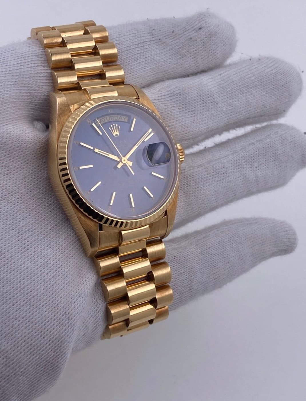 Rolex Day-Date „Stella“ (Blau/Lavendel)