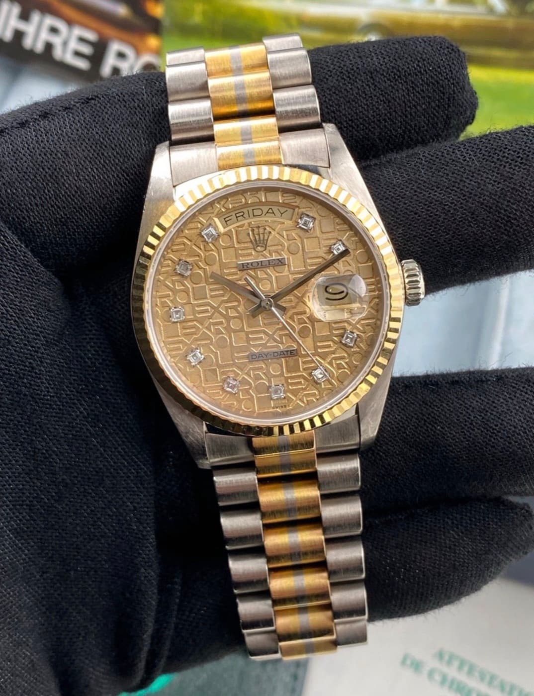 Rolex Day-Date „Tridor“ Diamant – Ansicht 9