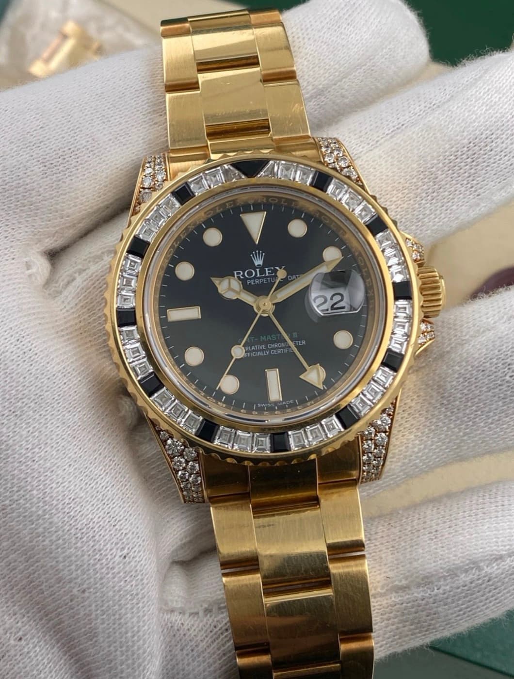 Rolex GMT-Master II „Factory Iced Out“ – Ansicht 9