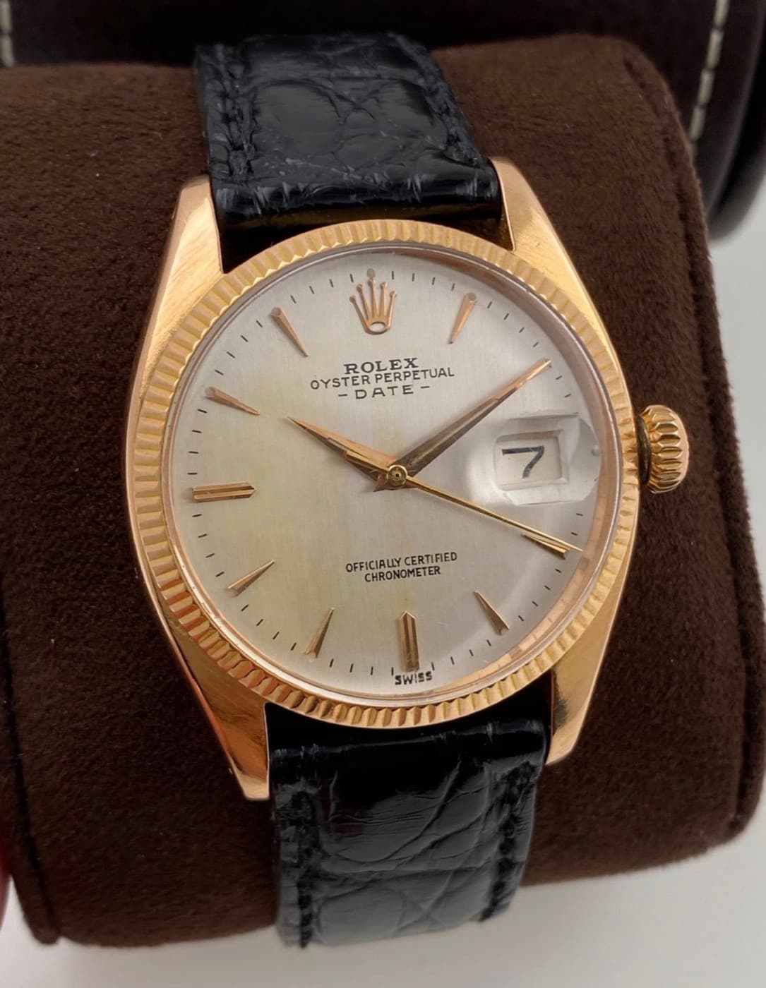 Rolex Oyster Perpetual Date (Roségold)