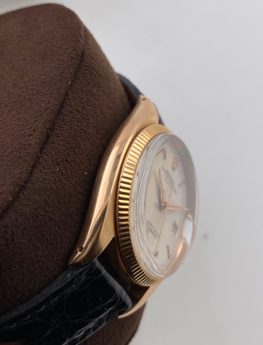 Rolex Oyster Perpetual Date (Roségold) – Ansicht 10