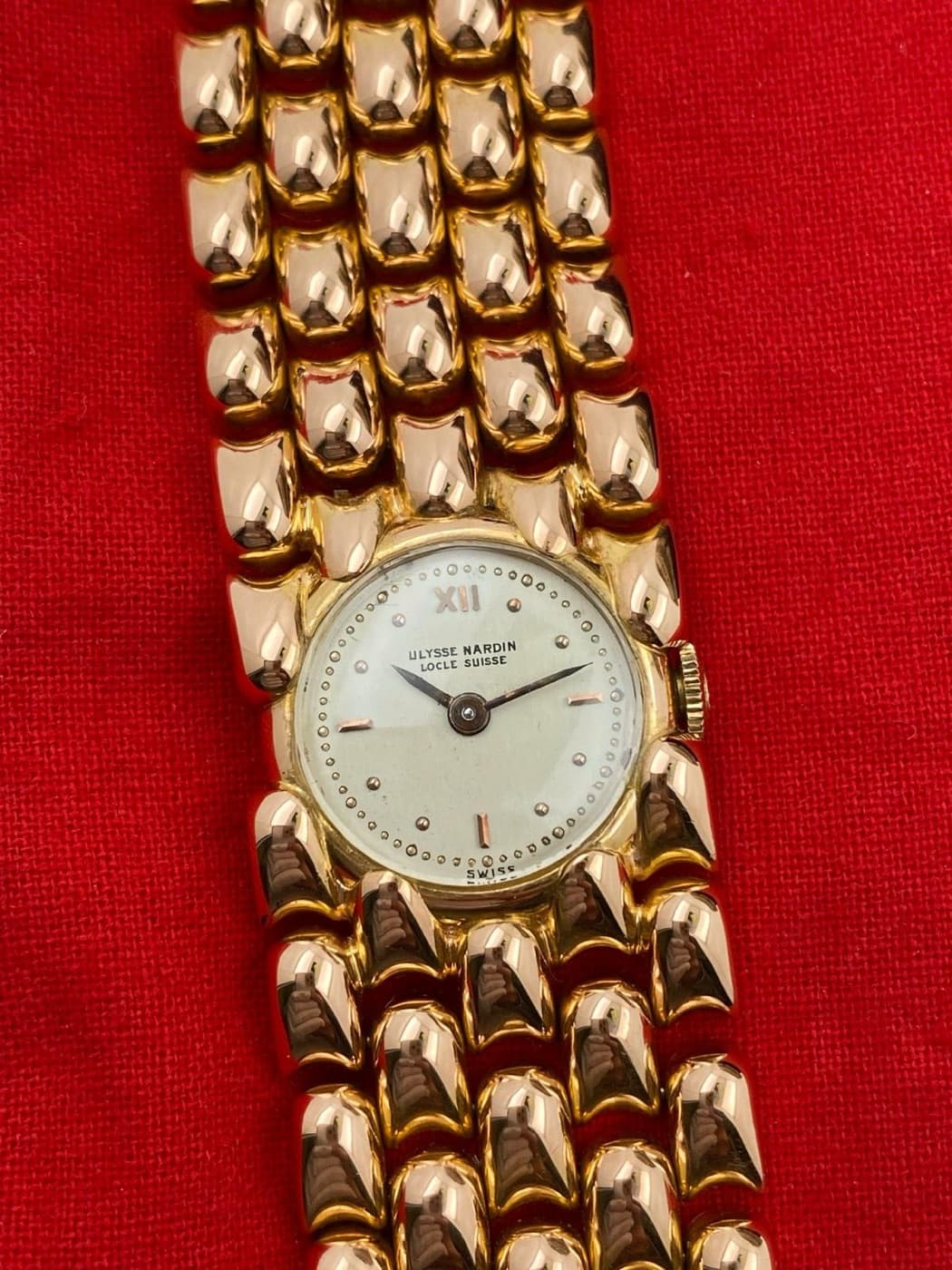 Ulysse Nardin Vintage Damenuhr mit Gliederband